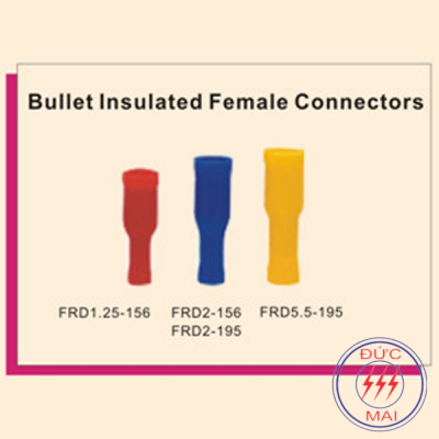  Bullet Insulated Female Connectors