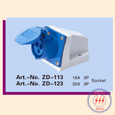  Industrial Plug & Socket ZD-113,ZD-123.