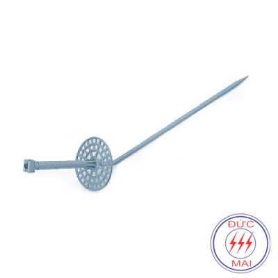 Round Disc Holder With PVC Pointed Earthing Rod Assembly